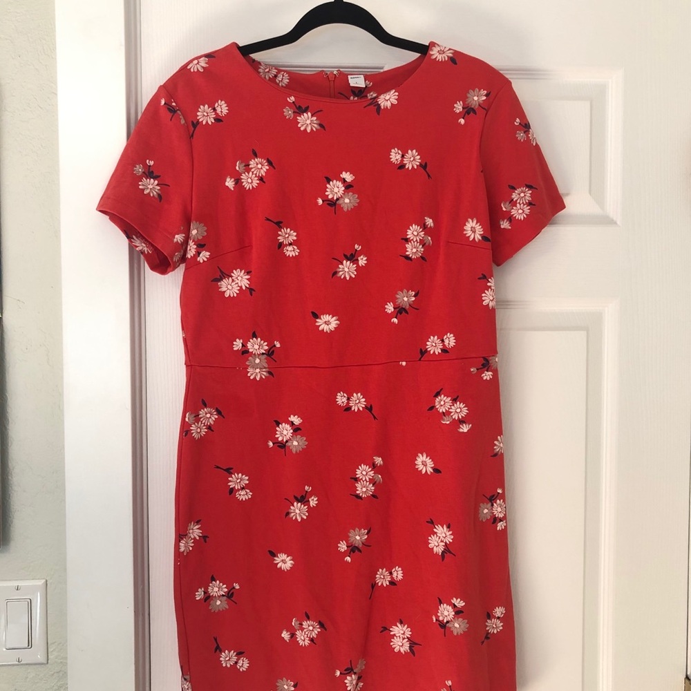 Floral sheath dress